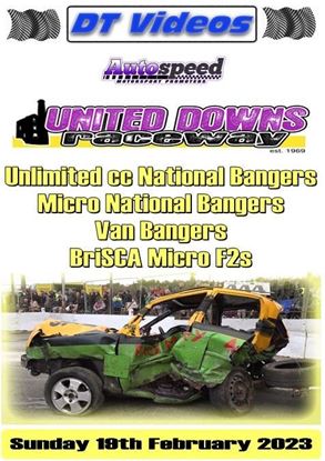 Picture of United Downs Raceway, St Day 19th February 2023 UNLIMITED BANGERS